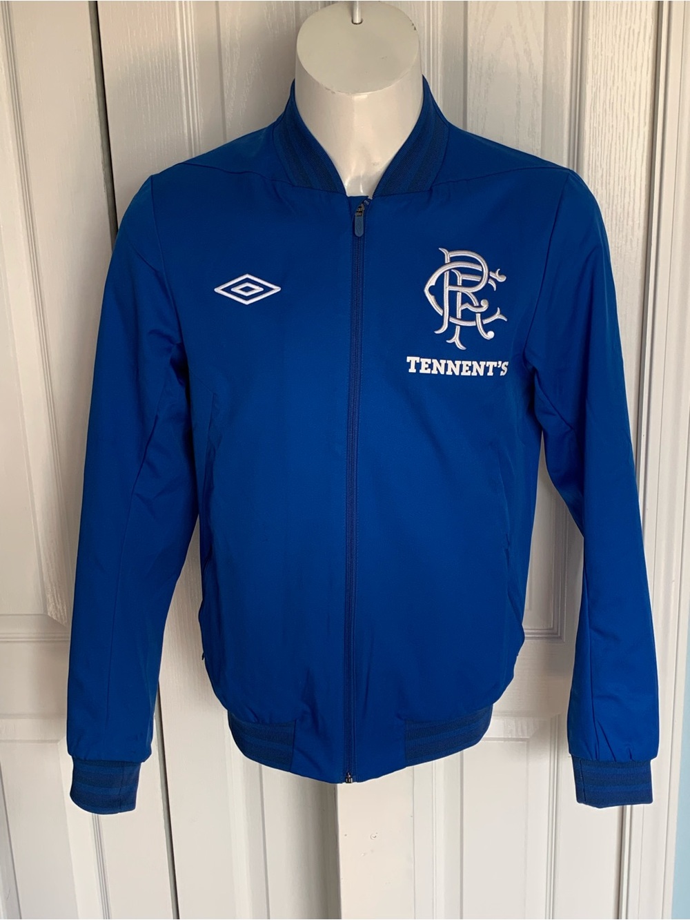 Umbro Royal Blue Rangers Track Jacket with Crest